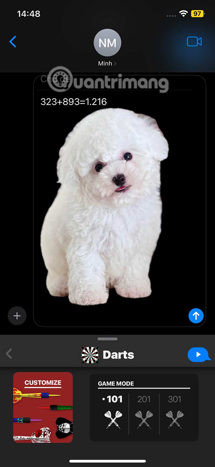Tùy chỉnh game trong iMessage