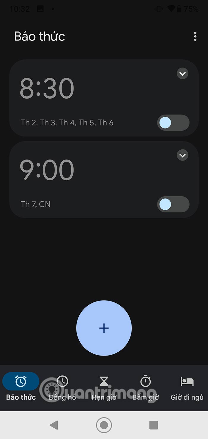 Tạo báo thức Android