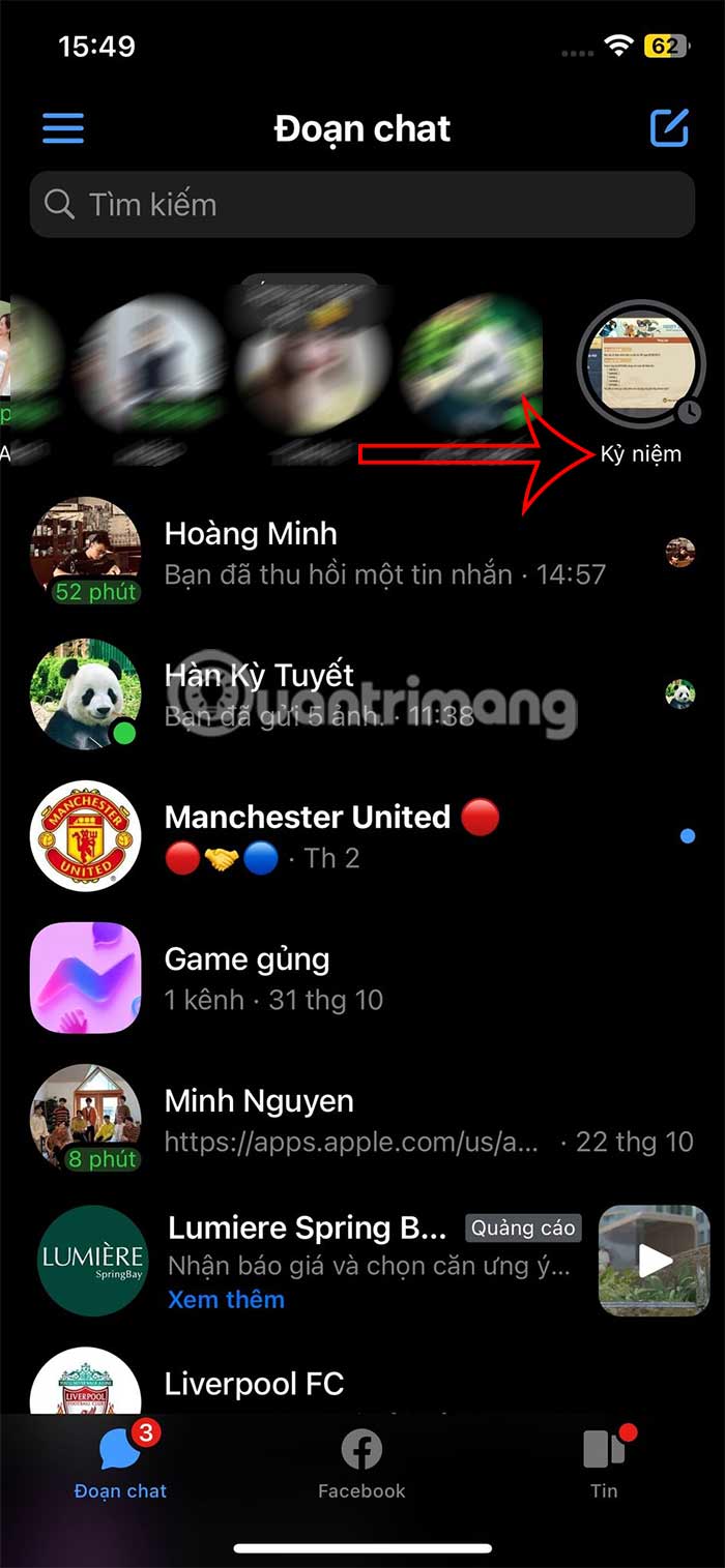 View memories on Messenger