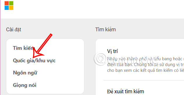 Chỉnh khu vực Copilot