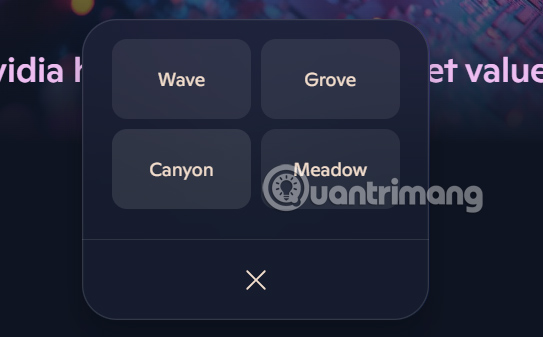 Chọn giọng đọc bản tin Copilot