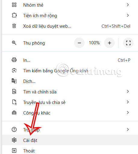 Cài đặt Chrome