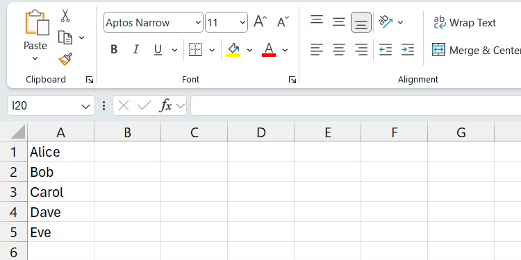 Kết quả của hàm MATCH trong Excel trên Windows.