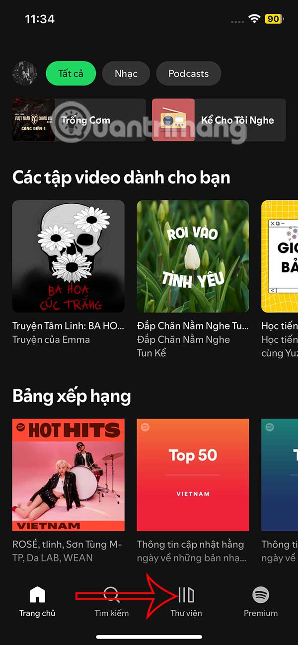 Thư viện Spotify
