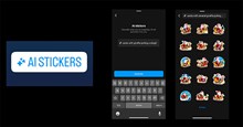 Hướng dẫn chèn sticker AI vào Story Instagram