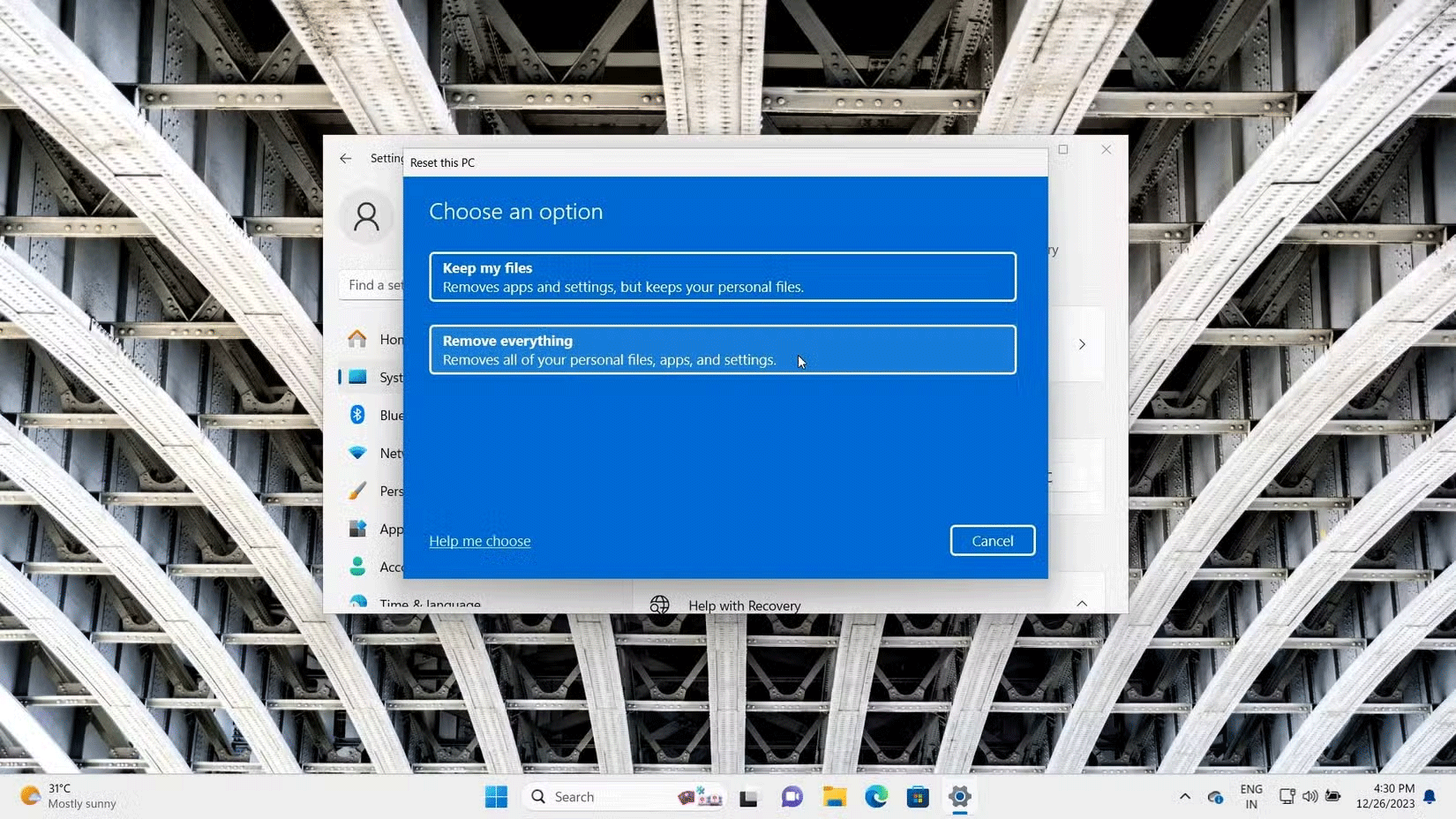 Cách khôi phục cài đặt gốc cho máy tính Windows