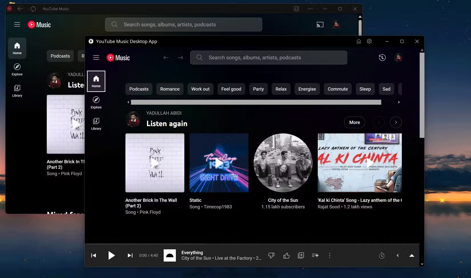 So sánh ứng dụng YouTube Music Desktop và Youtube Music PWA
