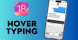 Cách phóng to văn bản khi nhập trên iPhone