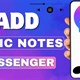 Cách chèn nhạc vào ghi chú Messenger