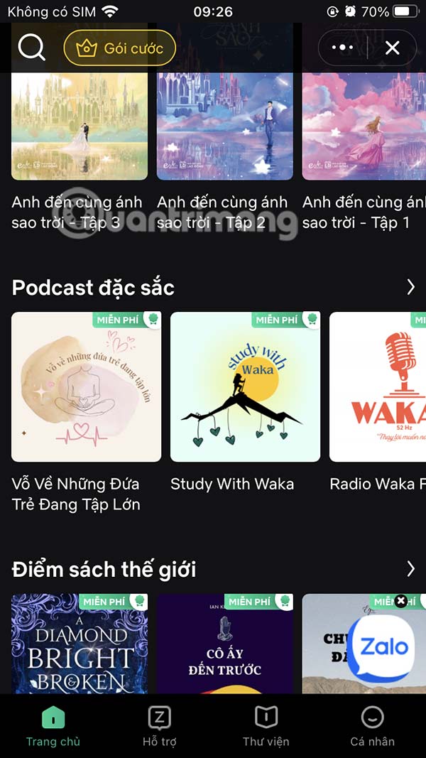 Tìm truyện trên Waka