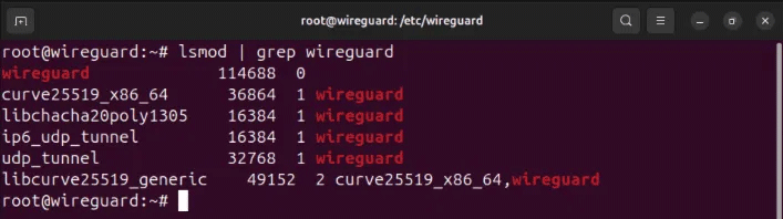 Wireguard được load trên Linux kernel.