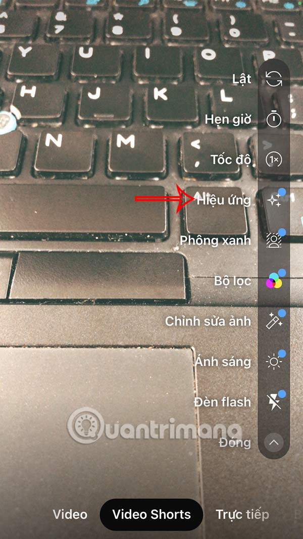 Hiệu ứng YouTube Shorts