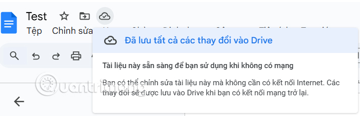Sử dụng Google Docs offline