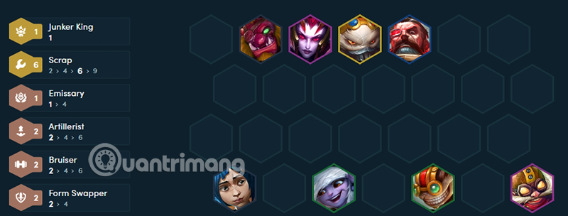 đội hình tái chế tft