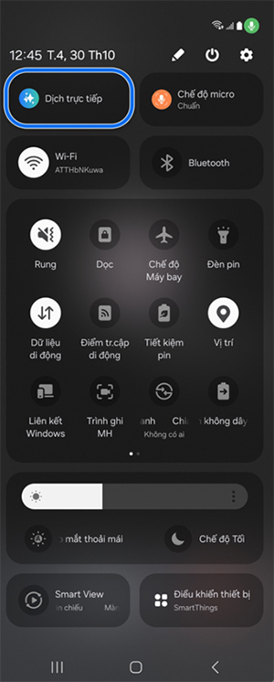 Bật dịch cuộc gọi Messenger trên Samsung