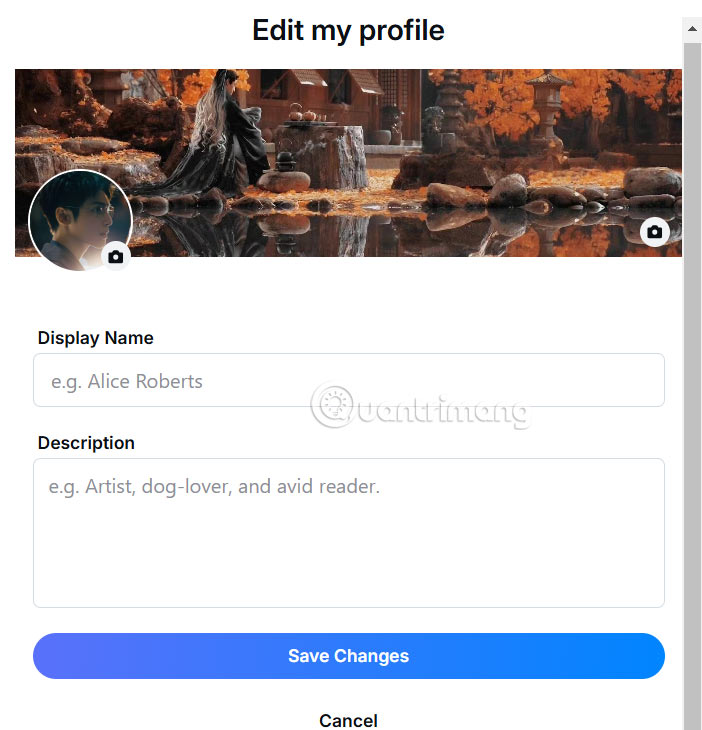 Tải ảnh banner Bluesky trên máy tính