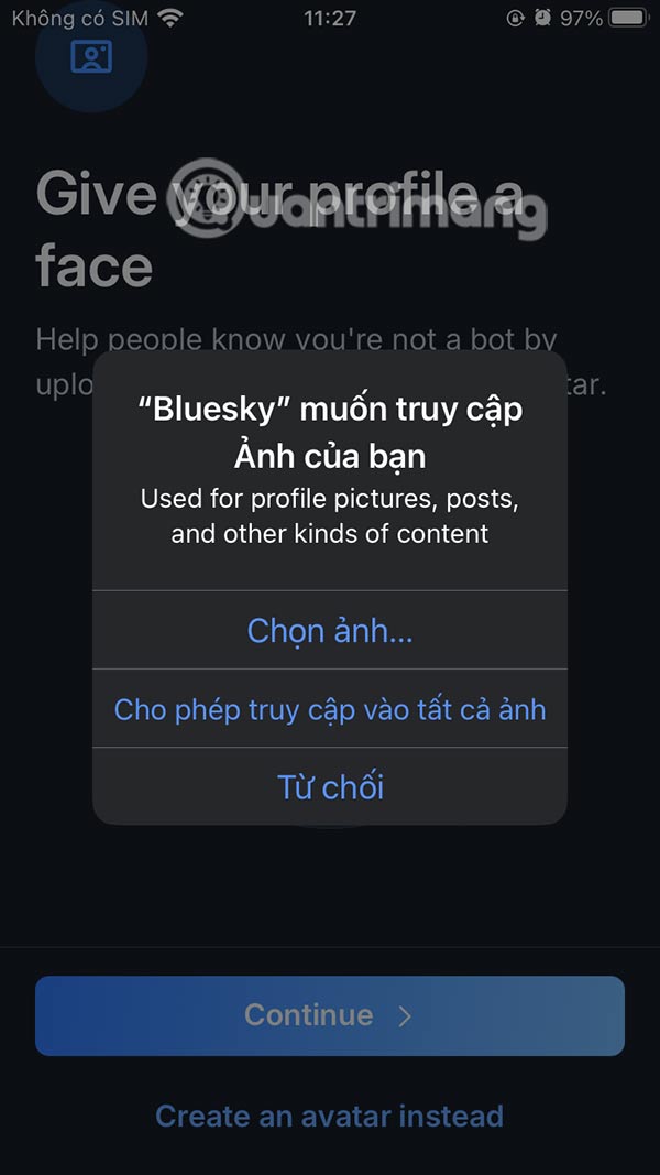 Truy cập album