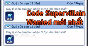 Full bộ code Supervillain Wanted mới nhất hiện tại 