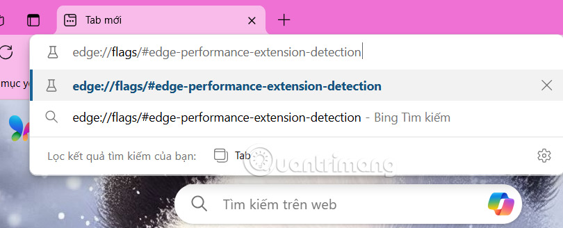 Cách bật Extension Performance Detector trong Microsoft Edge