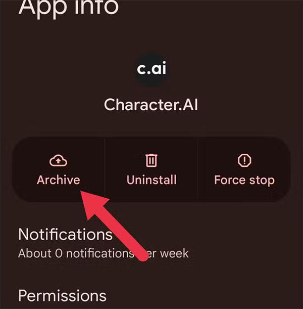 Thông tin ứng dụng Android