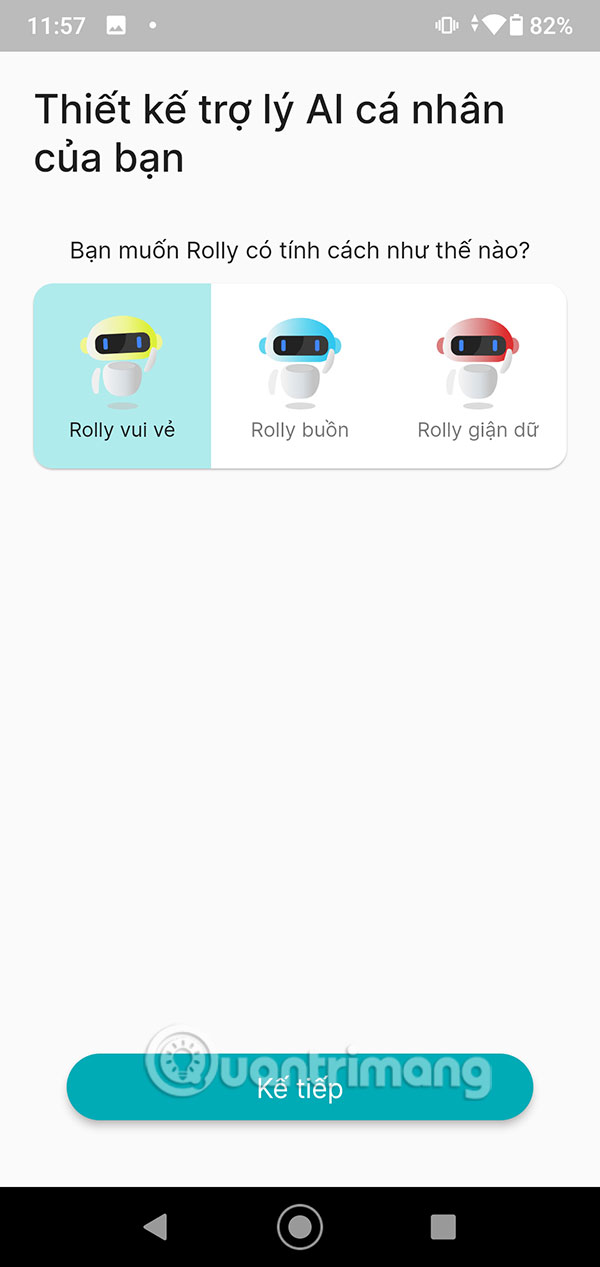 Chọn bot chat AI