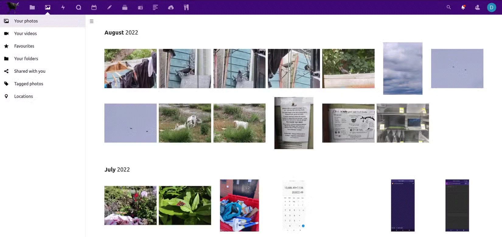 Thư viện ảnh NextCloud Photos