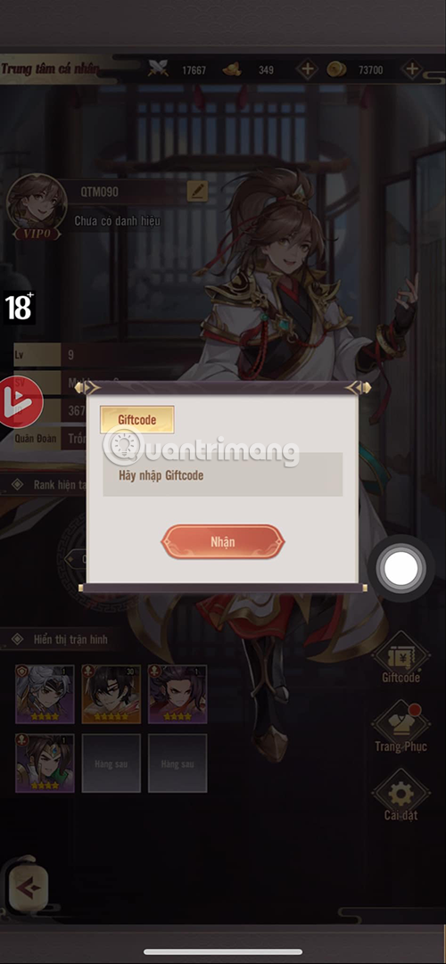 code mukbang tam quoc moi nhat