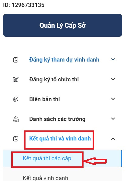Tài khoản quản lý