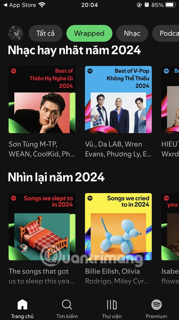 Tổng kết Spotify 2024