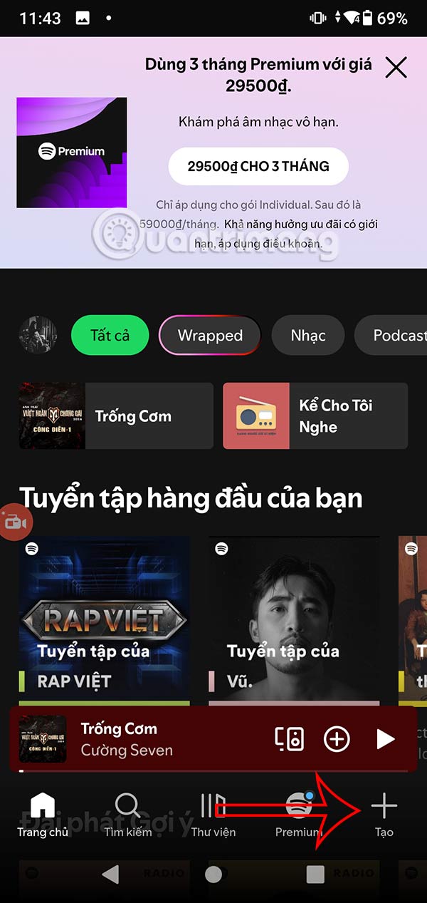 Tạo trên Spotify