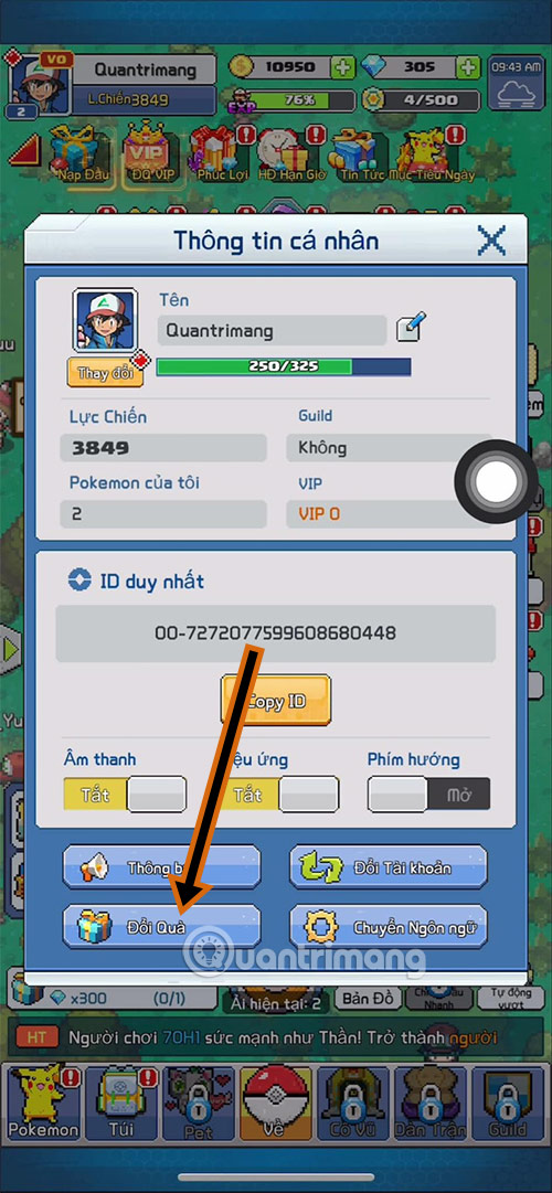 giftcode bảo bối