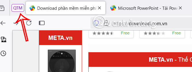 Gọn nhóm tab Firefox