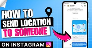 Cách gửi vị trí trực tiếp trên Instagram