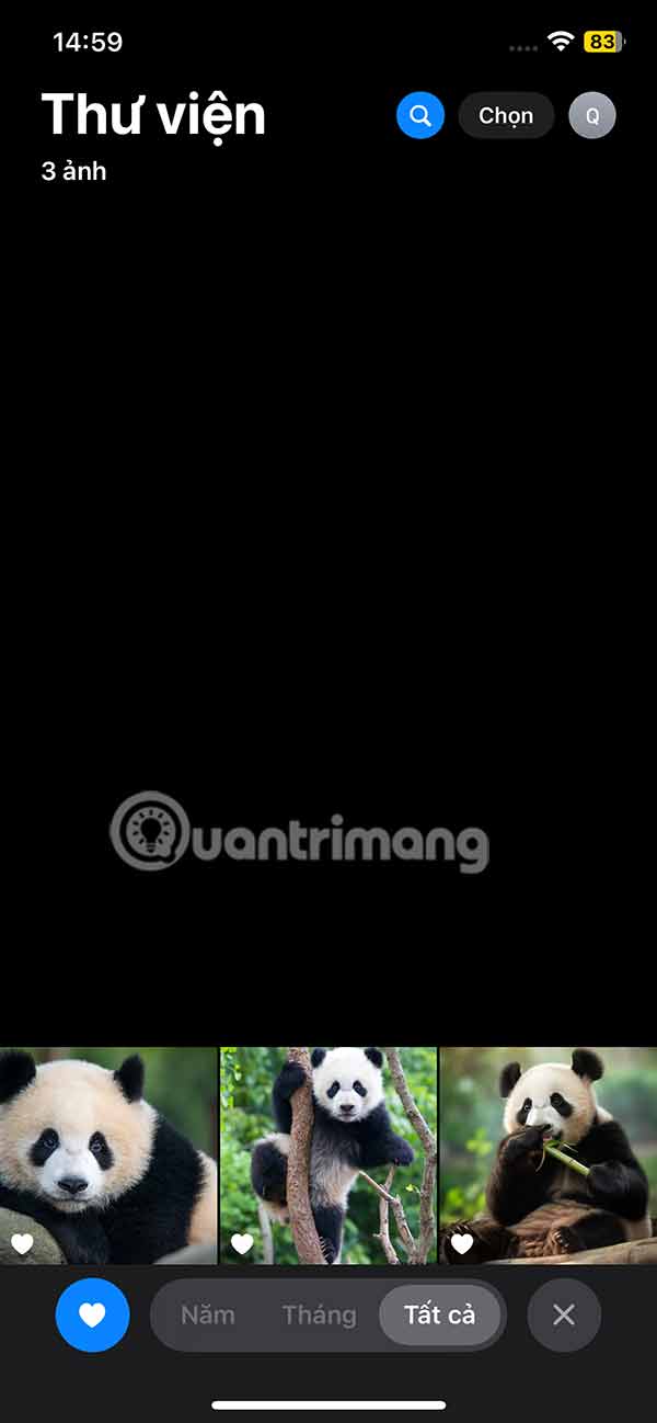 Ảnh ưa thích trên iPhone