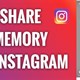 Cách xem kỷ niệm Story trên Instagram