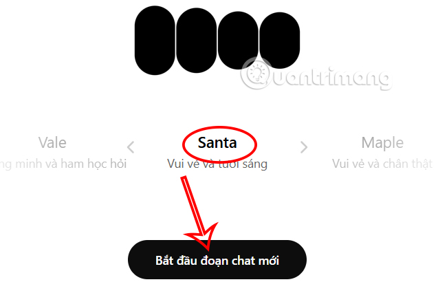 Santa Claus voice on ChatGPT