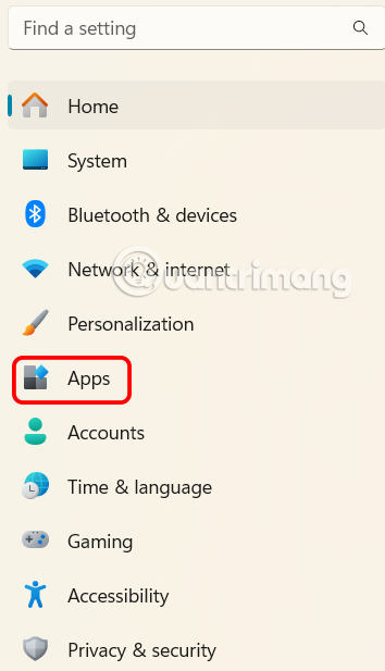 Apps trên Windows 11