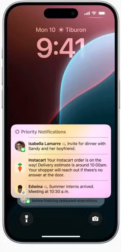 Ưu tiên thông báo trên iPhone thông qua AI
