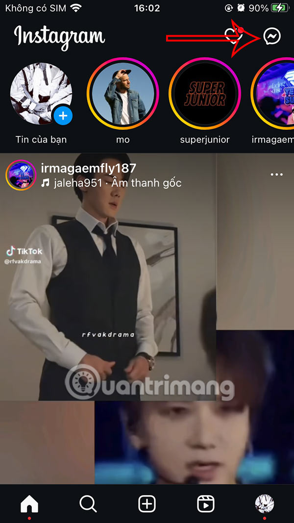 Tin nhắn Instagram