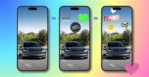 Hướng dẫn chèn sticker vào ảnh trên iPhone