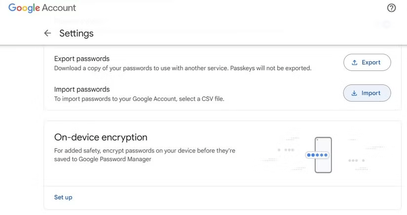 Enter your password into your Google account