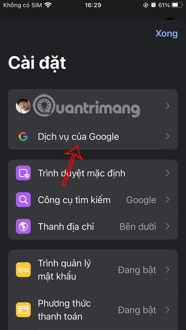 Dịch vụ Google 