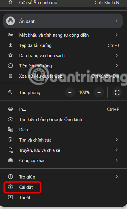 Cài đặt Chrome 