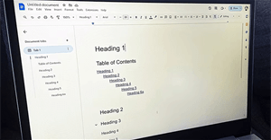 Hướng dẫn tạo mục lục trong Google Docs