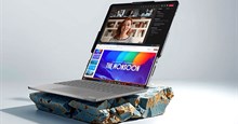 Lộ hình ảnh mẫu laptop màn hình cuộn đầu tiên của Lenovo