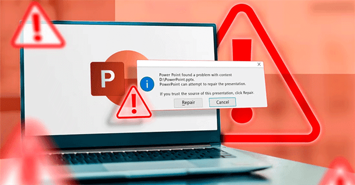 6 cách khắc phục lỗi “PowerPoint found a problem with the content”