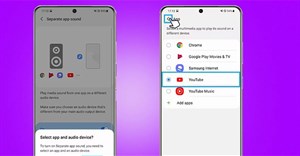 Cách dùng âm thanh ứng dụng riêng biệt trên Samsung