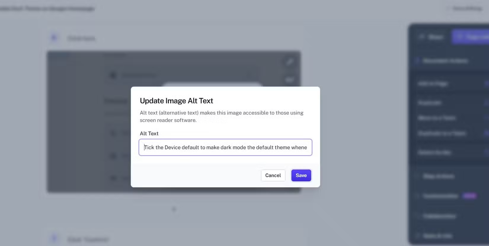 Add image alt text