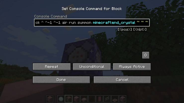 Command to make snowflakes explode in Minecraft