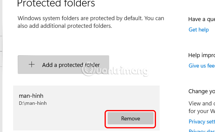 Delete protected folder 